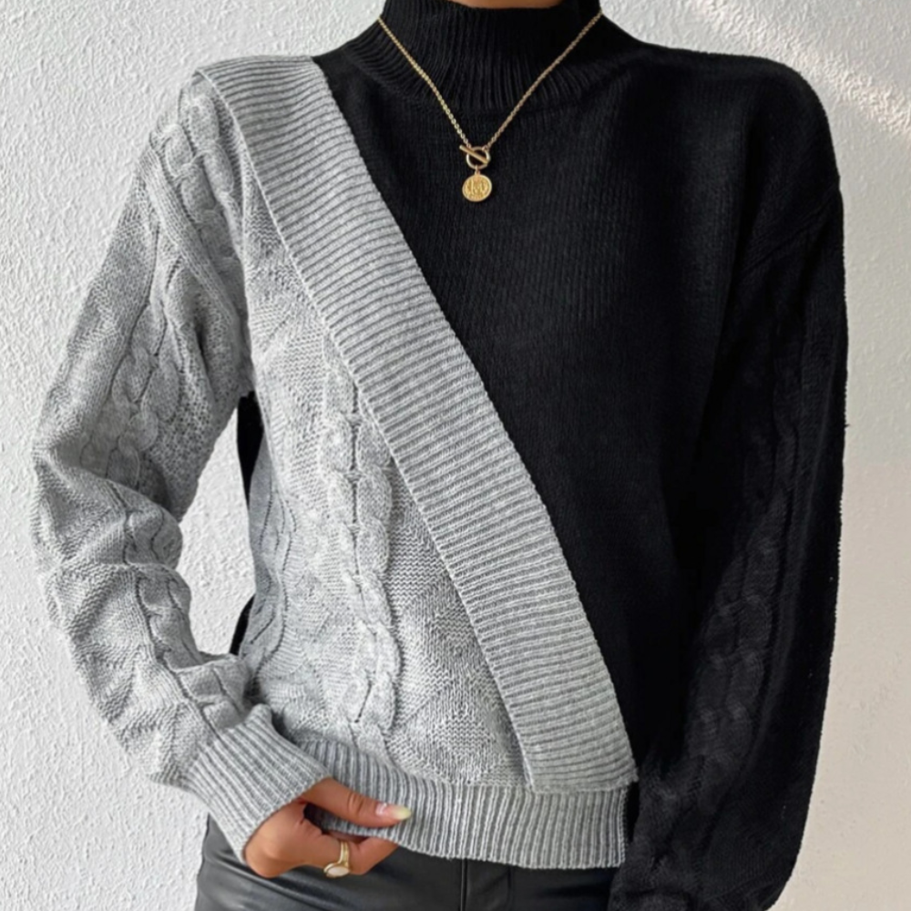 Drune | Trendiger Asymmetrischer Damen Pullover