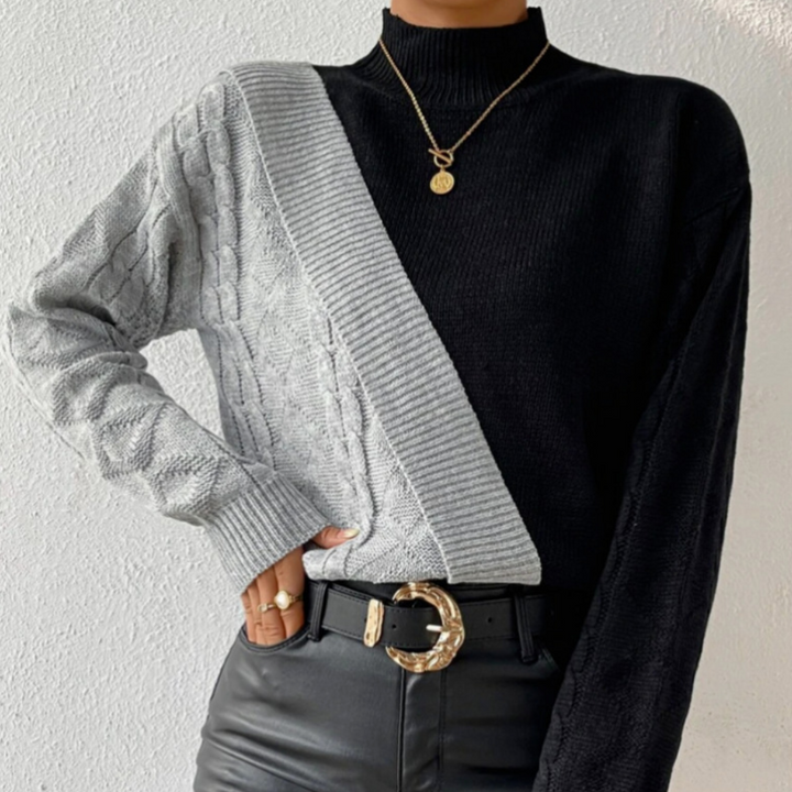 Drune | Trendiger Asymmetrischer Damen Pullover