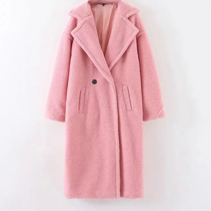 Drune | Teddyjacke - stilvolle lange oversized Damenjacke