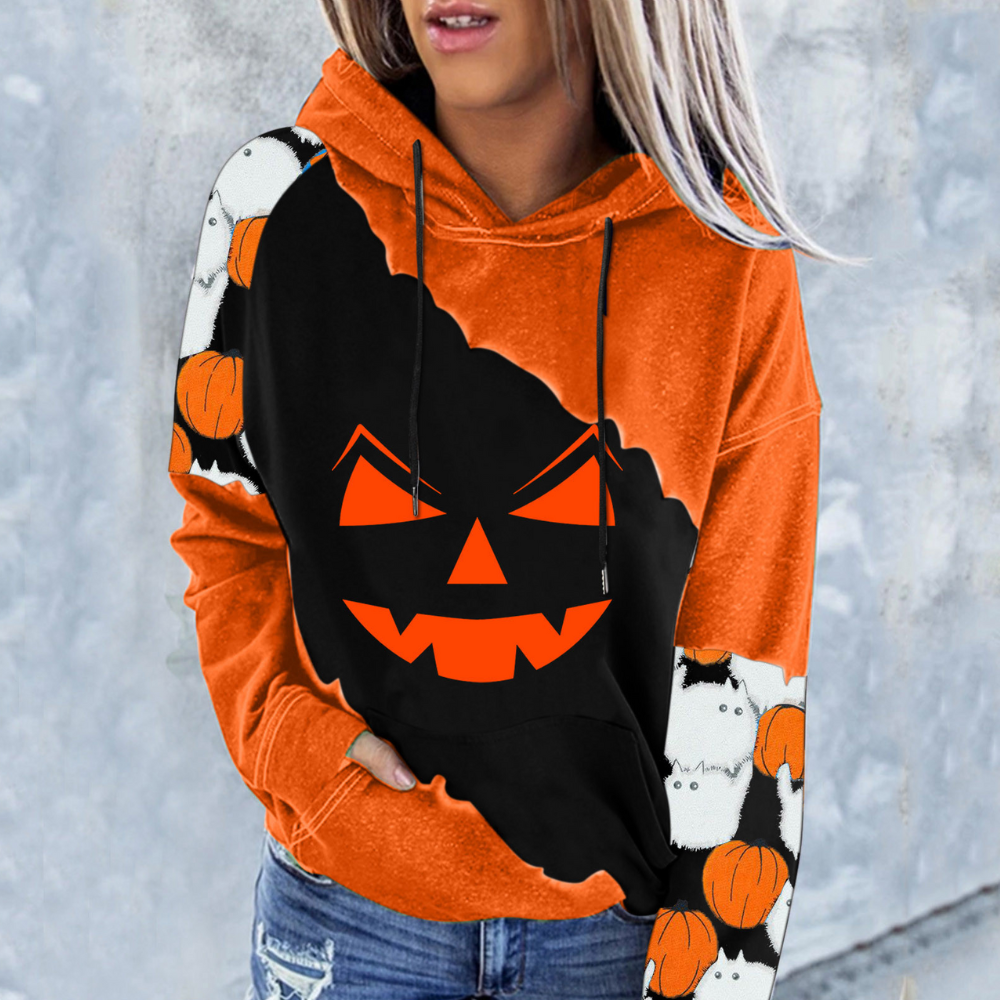 Drune | Gruseliges Trendy Damen Sweatshirt für Halloween