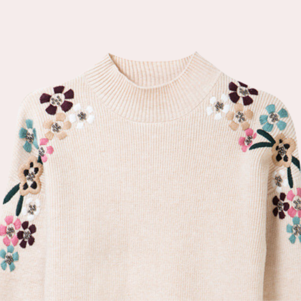Drune | Stylischer Bloom Pullover für Frauen