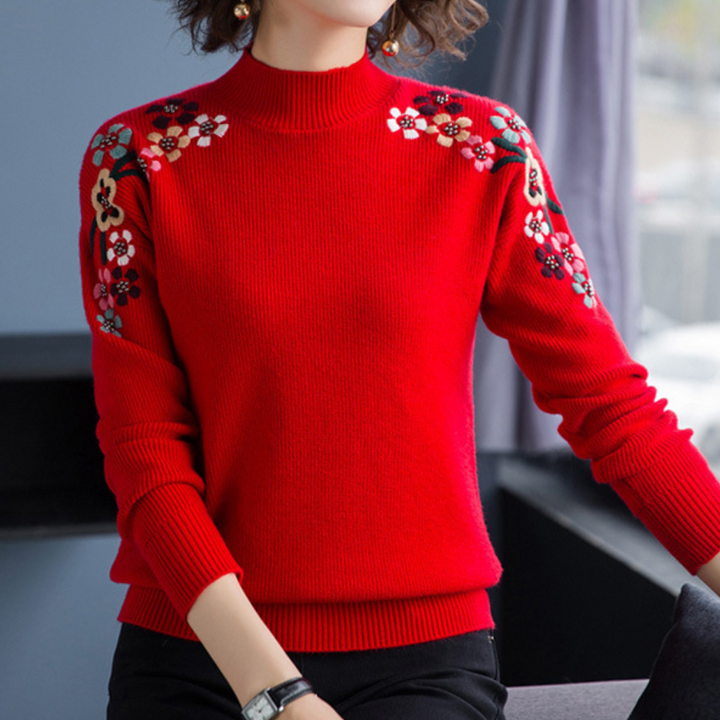 Drune | Stylischer Bloom Pullover für Frauen