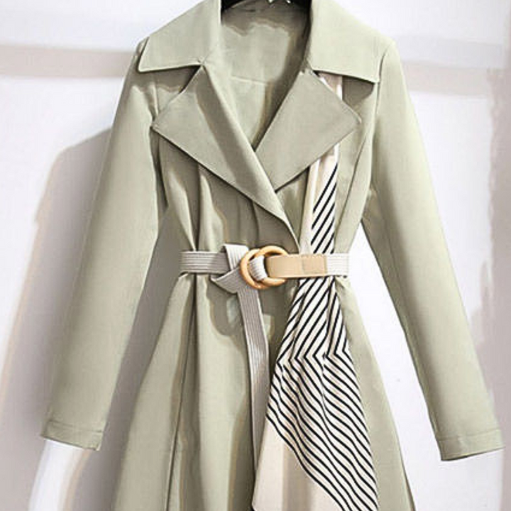 Drune | Stilvoller Damen Trenchcoat Mit Gürtel