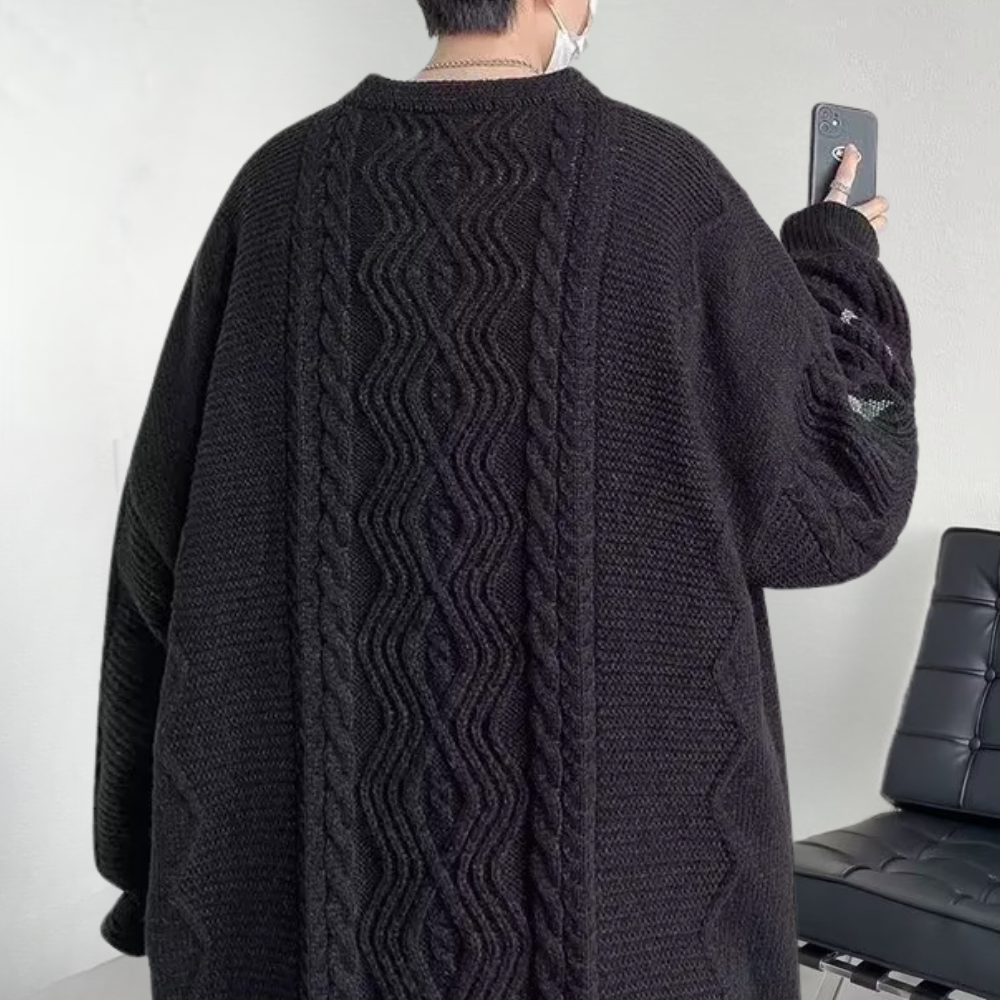 Drune | Übergroß Strickpullover für Herren