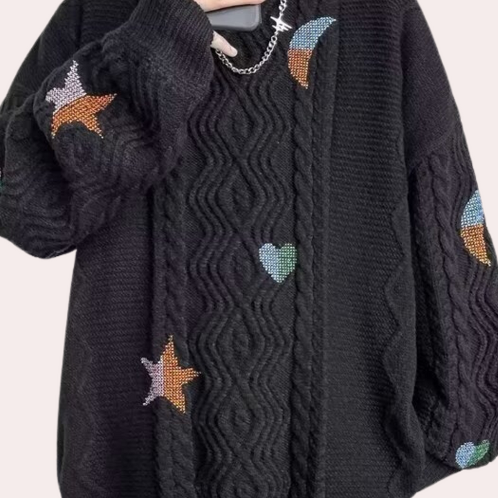 Drune | Übergroß Strickpullover für Herren