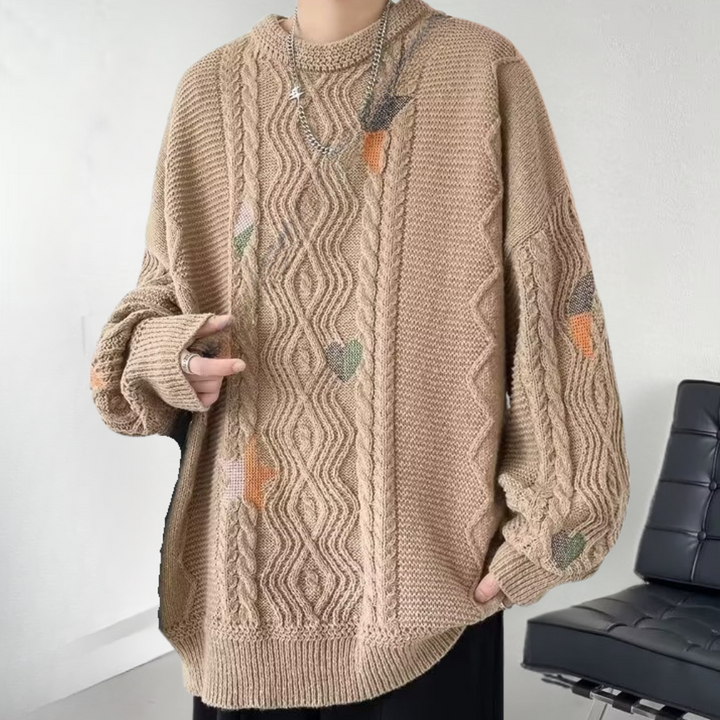 Drune | Übergroß Strickpullover für Herren