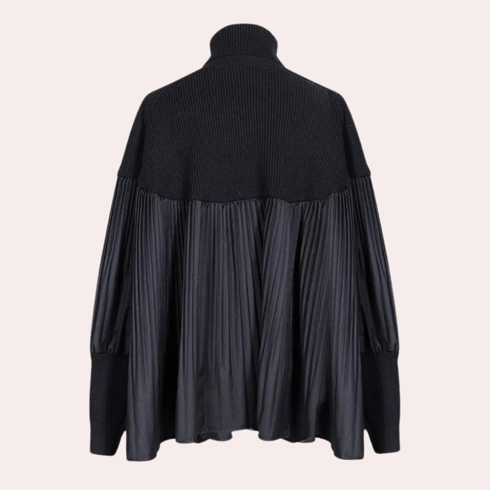 Drune | Bequemer Plissee Pullover für Frauen