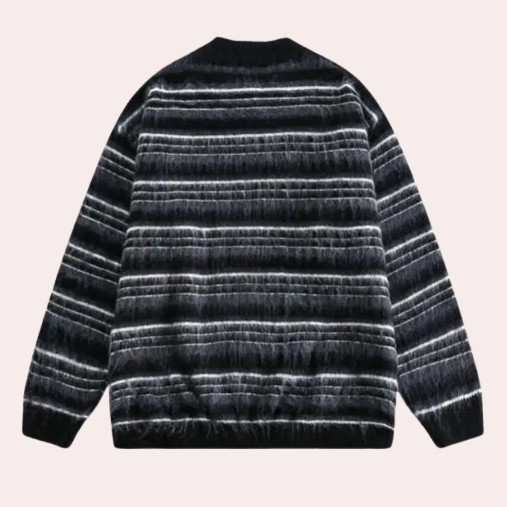 Drune | Klassisch Gestreifte Herrenpullover