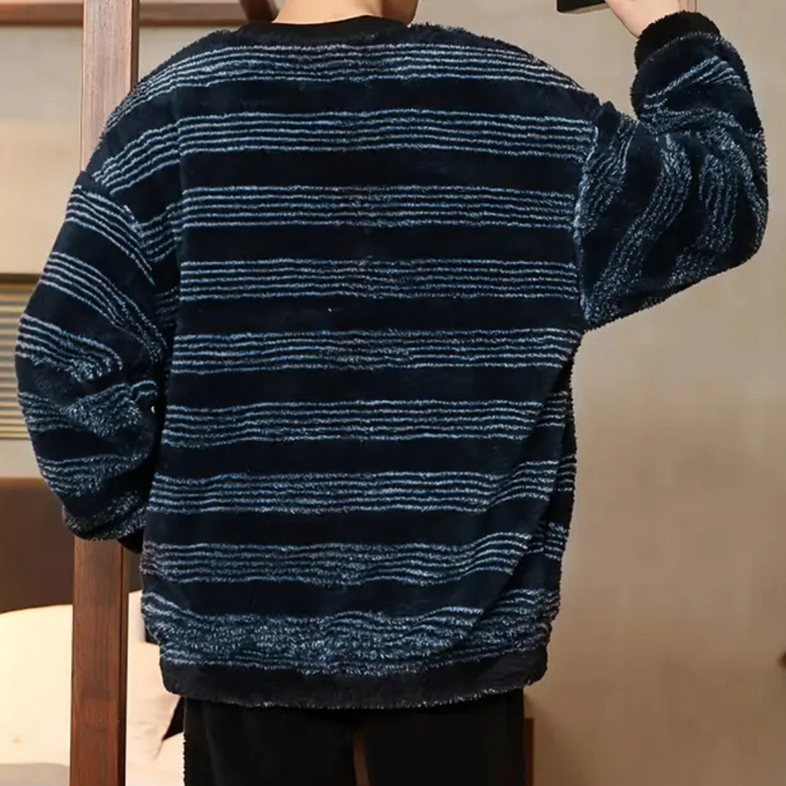 Drune | Klassisch Gestreifte Herrenpullover