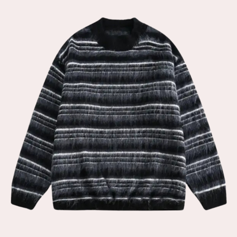 Drune | Klassisch Gestreifte Herrenpullover