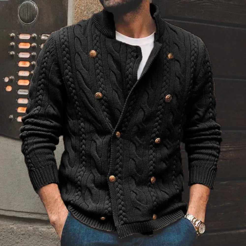 Drune | Klassische Strickjacke Für Herren