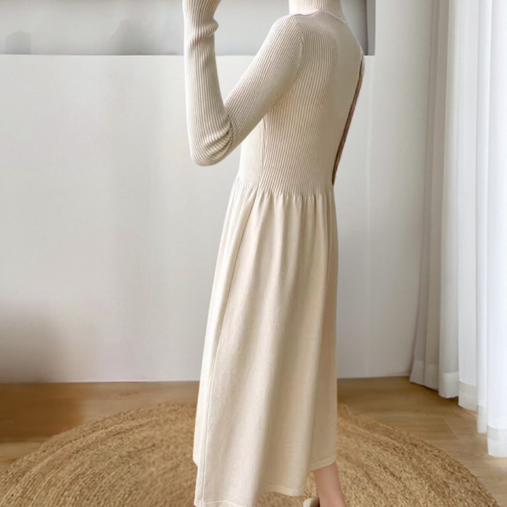 Drune | Stilvolle Winter Chic Strickkleid Für Frauen