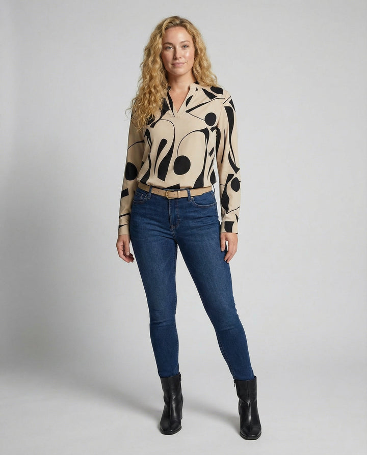 Elegante Damen Bluse Komfort | Drune