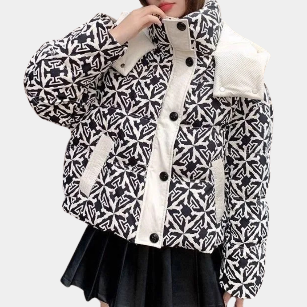 Drune | Winterbereite Moderne Pufferjacke für Frauen