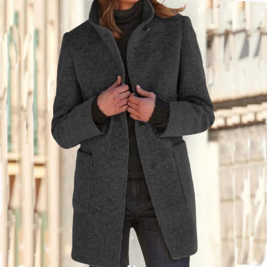 Drune | Elegante Damenjacke mit Stehkragen