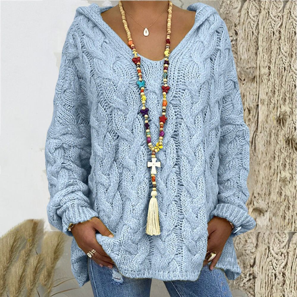 Drune | Gestrickter Hoodie