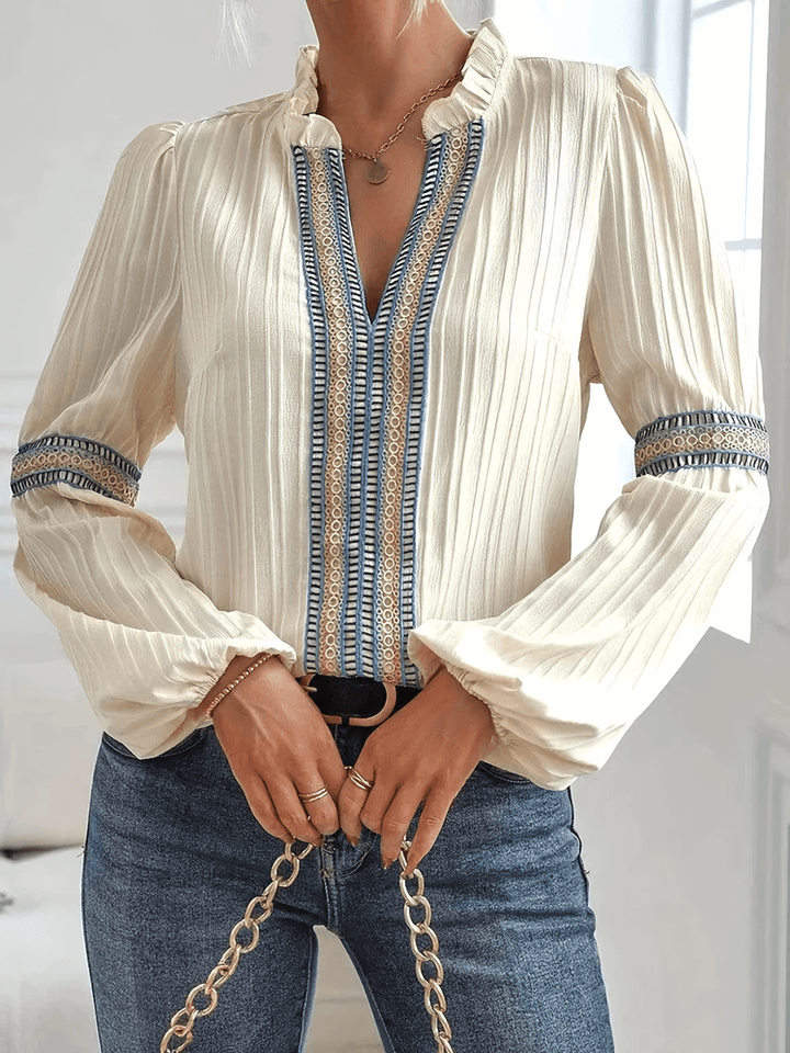 Drune | Spitzen Boho Chic Bluse Für Frauen