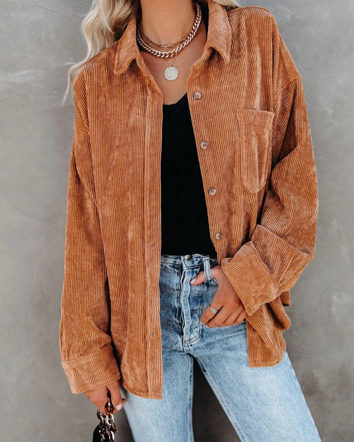 Drune | Weinlese Cordjacke