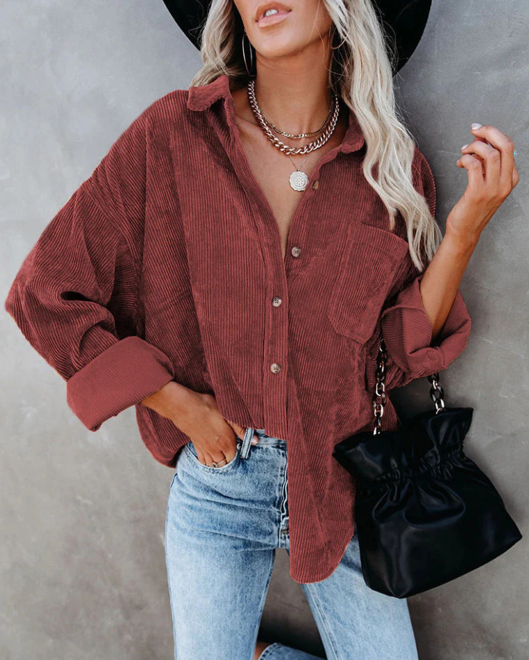 Drune | Weinlese Cordjacke