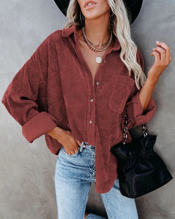 Drune | Weinlese Cordjacke