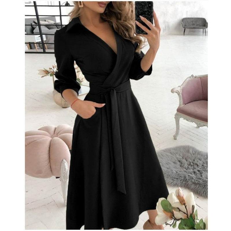 Drune | Kleid Schick/Elegant Vielseitigs Design Formelli Anläss Für Damen