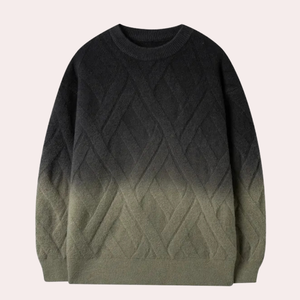 Drune | Herrenpullover mit Farbverlauf