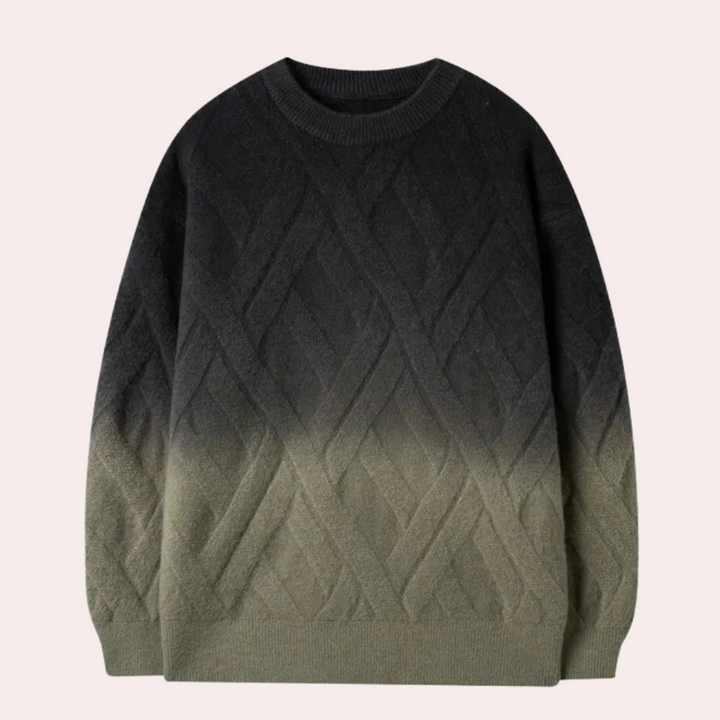 Drune | Herrenpullover mit Farbverlauf