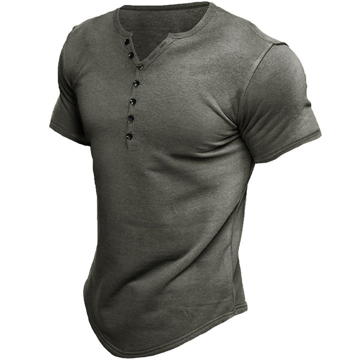 Drune | Kurzarm Henley Shirt