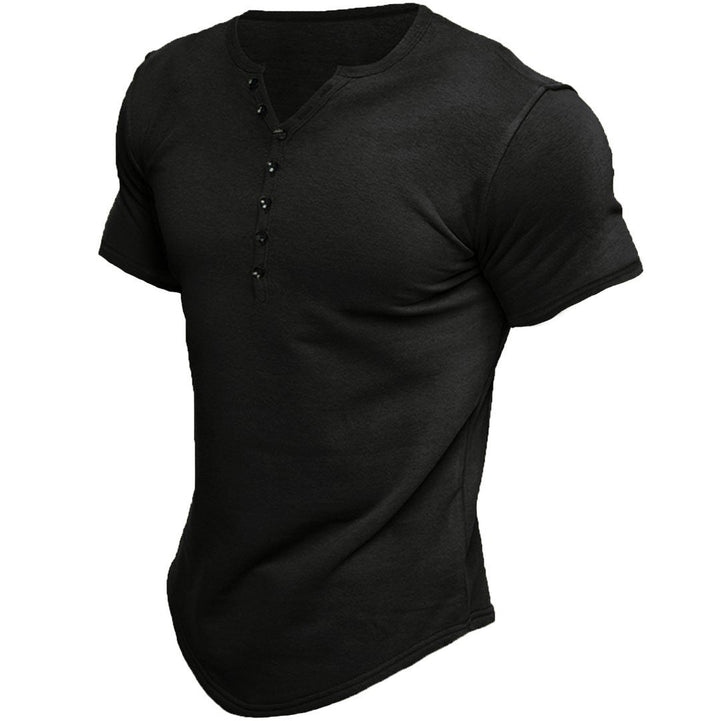 Drune | Kurzarm Henley Shirt