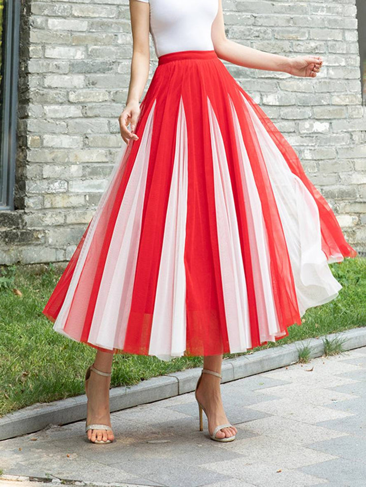 Drune | Elegante Freizeit-Tüll-Tutu-Rock für Frauen