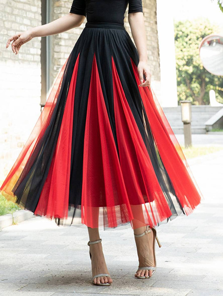 Drune | Elegante Freizeit-Tüll-Tutu-Rock für Frauen