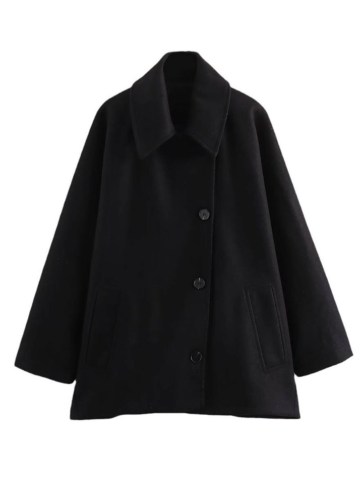 Drune | Wolljacke - schicke Damenoberbekleidung mit Batwing-Ärmeln