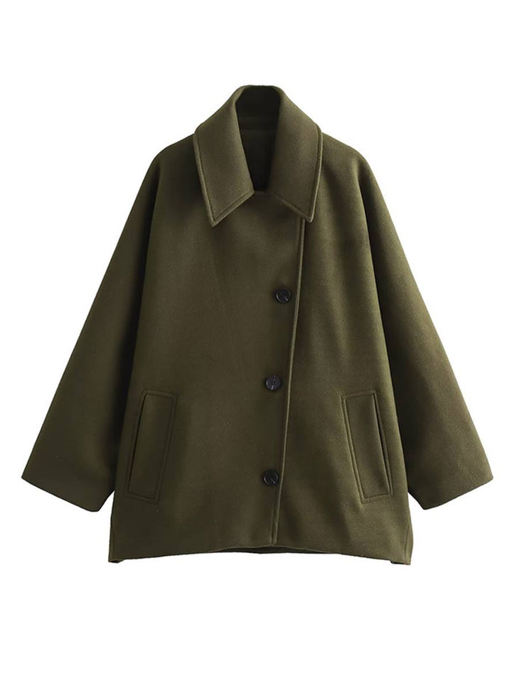 Drune | Wolljacke - schicke Damenoberbekleidung mit Batwing-Ärmeln