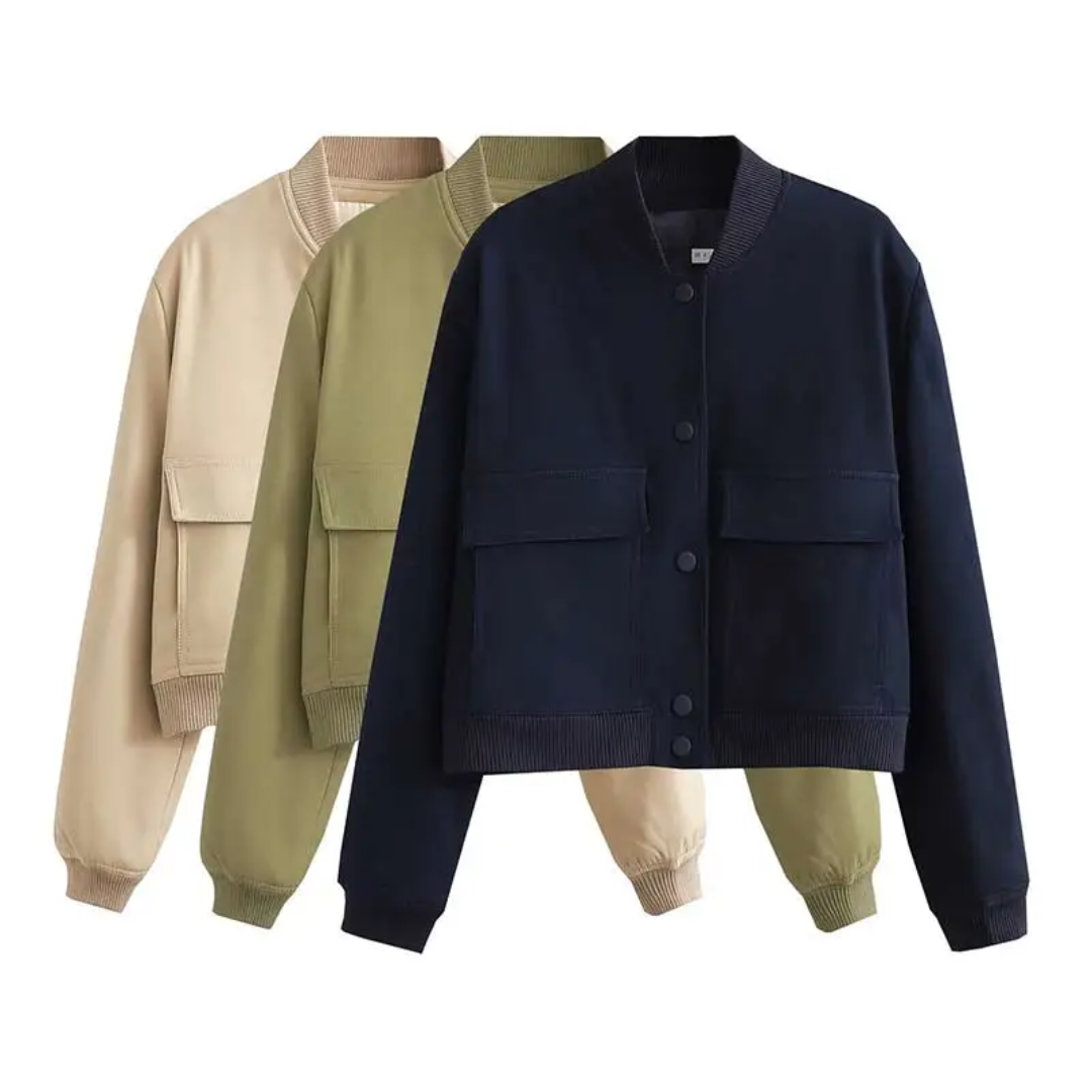 Drune | Cropped Varsity Jacke Stilvoll & lässig