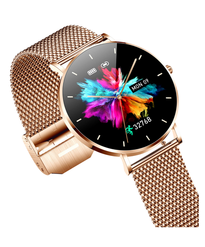 Drune | Damen Smartwatch Mit Voll Touch Display Und Vielseitigen Fitness Funktionen