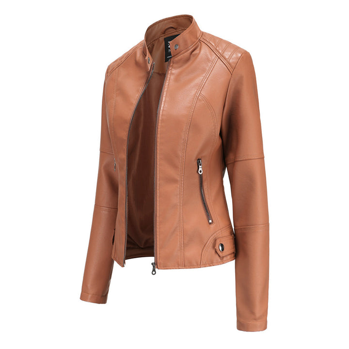 Drune | Damen Schlanke Passform Jacke - Stehkragen
