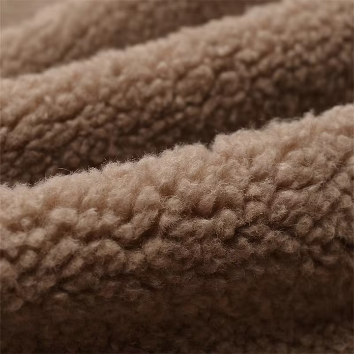 Drune | Kurze Damenjacke mit Teddyfell