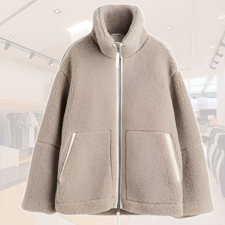 Drune | Damen Teddy Fleecejacke