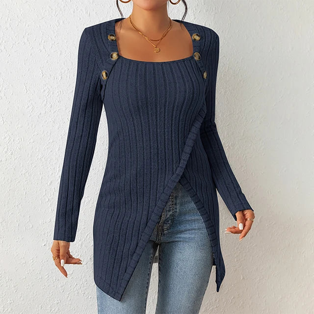 Drune | Zeitlose und Stilvolle Winter Strickjacke