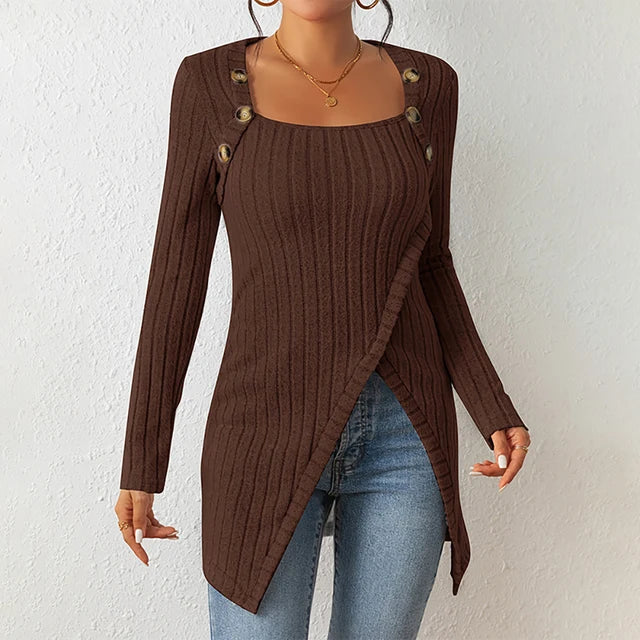 Drune | Zeitlose und Stilvolle Winter Strickjacke