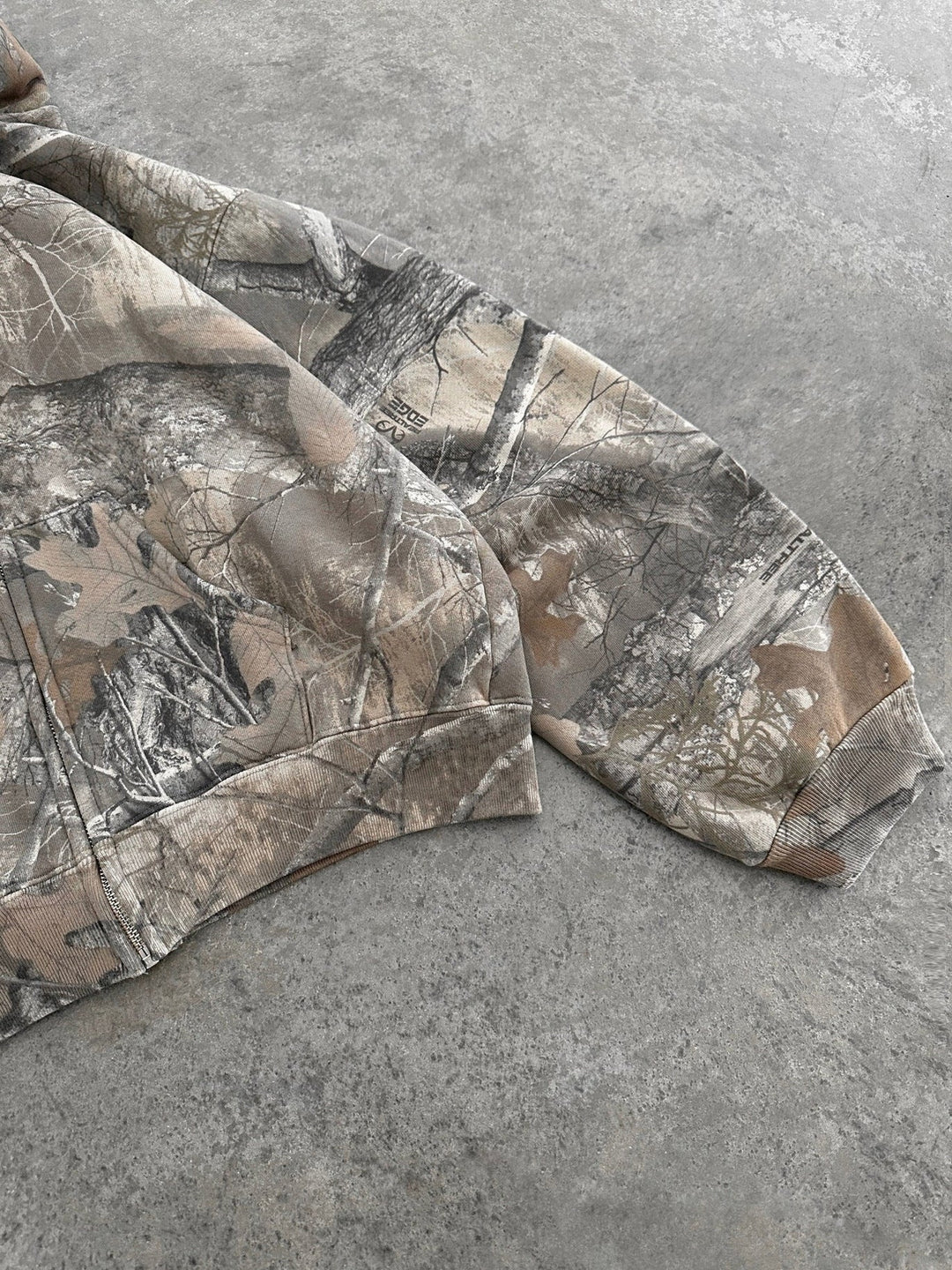 Drune | Kapuzenpullover Lässiger Schnitt Reißverschluss Camo Kapuzenpullover