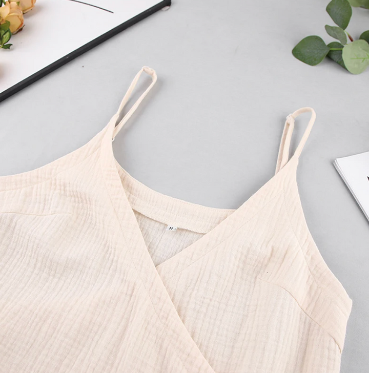 Drune | Sommerkleid Atmungsaktiver Baumwollmix Lässig & Elegant Sommergrundlage