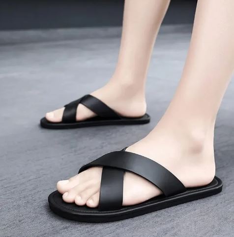 Modische flache Cross-Sandalen für Männer Drune