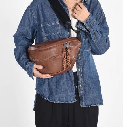 Drune - Leder-Brusttasche