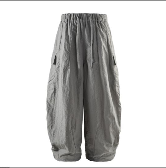Herren lässige Cargo-Hose aus atmungsaktivem Leinenmaterial Drune