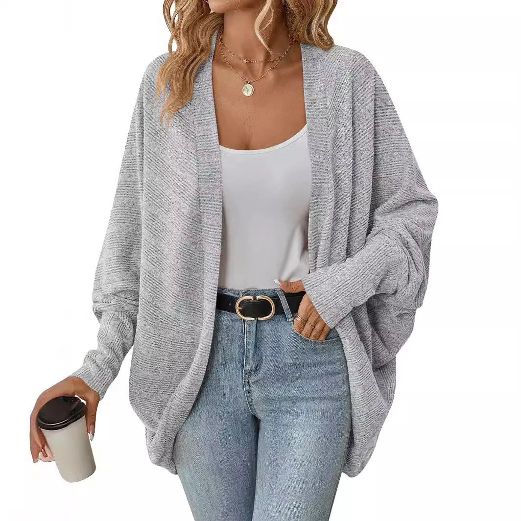 Drune | Damen Mid-Lange Elegante Cardigan Für Herbst und Winter