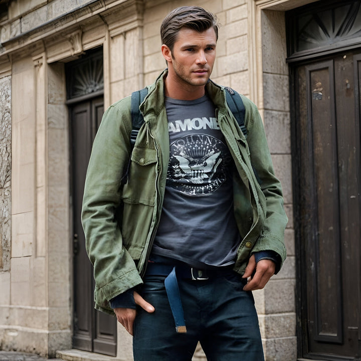 Drune | Jacke Außen Taschen Parka Jacke