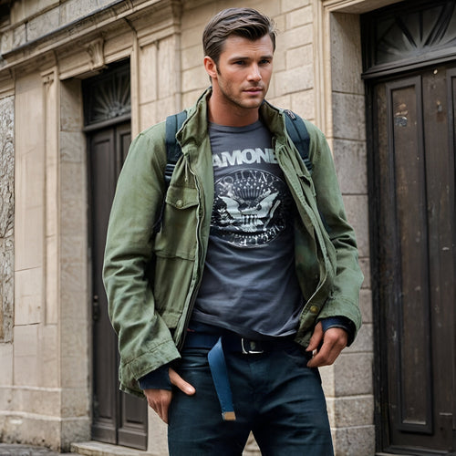 Drune | Jacke Außen Taschen Parka Jacke