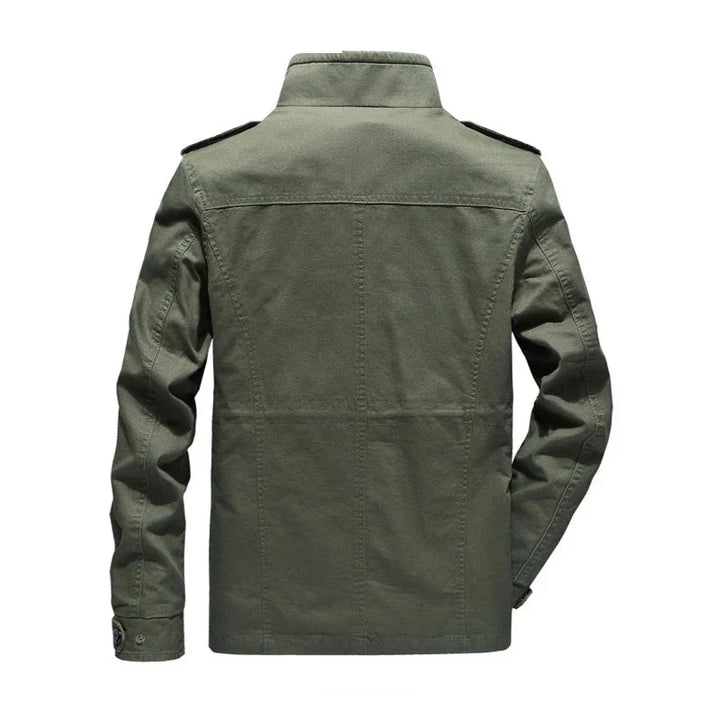 Drune | Jacke Reißverschluss Stehkragen Herbstjacke