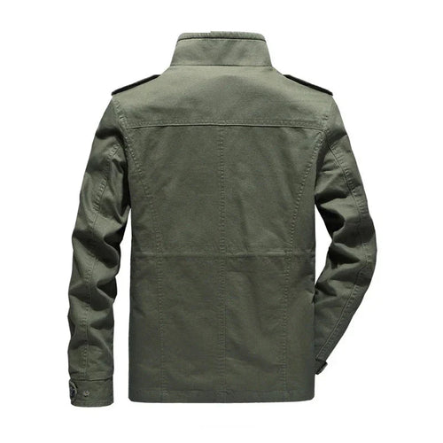 Drune | Jacke Reißverschluss Stehkragen Herbstjacke